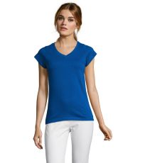 Dámské triko MOON SOĽS Royal blue
