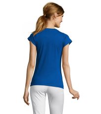 Dámské triko MOON SOĽS Royal blue