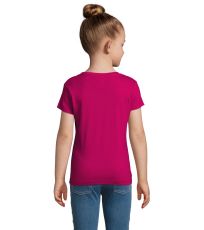 Dívčí triko s krátkým rukávem CHERRY SOĽS Fuchsia