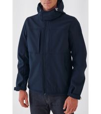 Pánská softshellová bunda JM950 B&C Navy