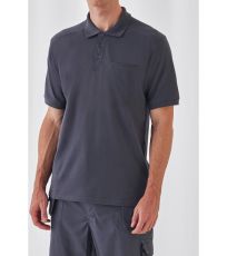 Pánská polokošile PUC10 B&C Dark Grey (Solid)