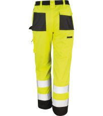 Unisex bezpečnostní nákladní kalhoty R327X Result Fluorescent Yellow