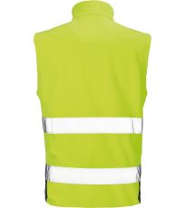 Unisex bezpečnostní softshellová vesta R451X Result Fluorescent Yellow