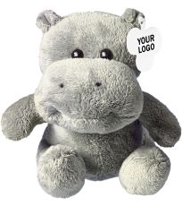 Plyšový hroch - 19 cm NT8084 L-Merch Grey