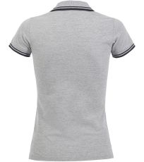 Dámské polo triko PASADENA WOMEN SOĽS Grey / navy