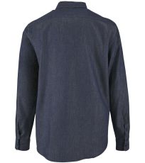 Pánská košile s dlouhým rukávem BARRY MEN SOĽS Denim brut