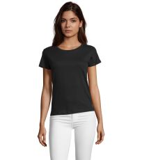 Dámské tričko REGENT FIT WOMEN SOĽS Deep black