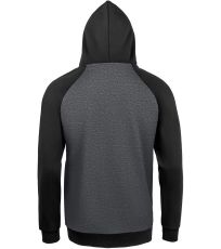 Unisexová mikina SEATTLE SOĽS Charcoal melange / Black