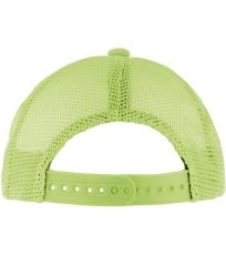 Dětská kšiltovka BUBBLE KIDS SOĽS White / Neon green
