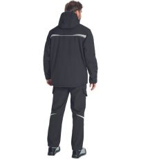 Unisex zimní softshellová bunda EMERTON STR Cerva černá