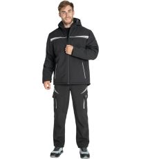 Unisex zimní softshellová bunda EMERTON STR Cerva černá