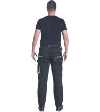 Pracovní zimní zateplené kalhoty EMERTON STR Cerva černá