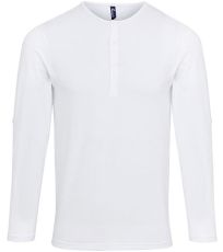 Pánské triko s dlouhým rukávem PR218 Premier Workwear White