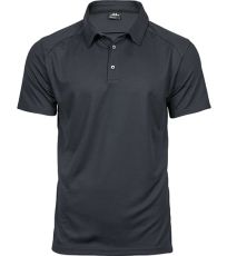 Pánské funkční polo triko TJ7200 Tee Jays Dark Grey Solid