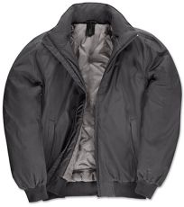 Pánská bunda - bomber JM961 B&C Dark Grey (Solid)