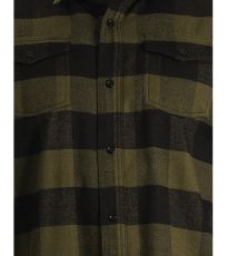Dámská flanelová košile BU5210 Burnside Army - Black -Checked