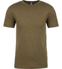 Pánské triko NX6010 Next Level Apparel Military Green -Tri-Blend