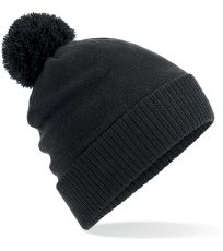 Unisex čepice s bambulí B439 Beechfield Black