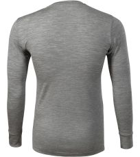 Pánské merino triko Merino Rise LS Malfini premium tmavě šedý melír