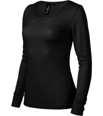 Dámské merino triko Merino Rise LS Malfini premium černá