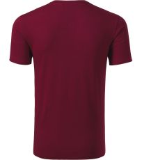Pánské tričko Action V-neck Malfini premium garnet